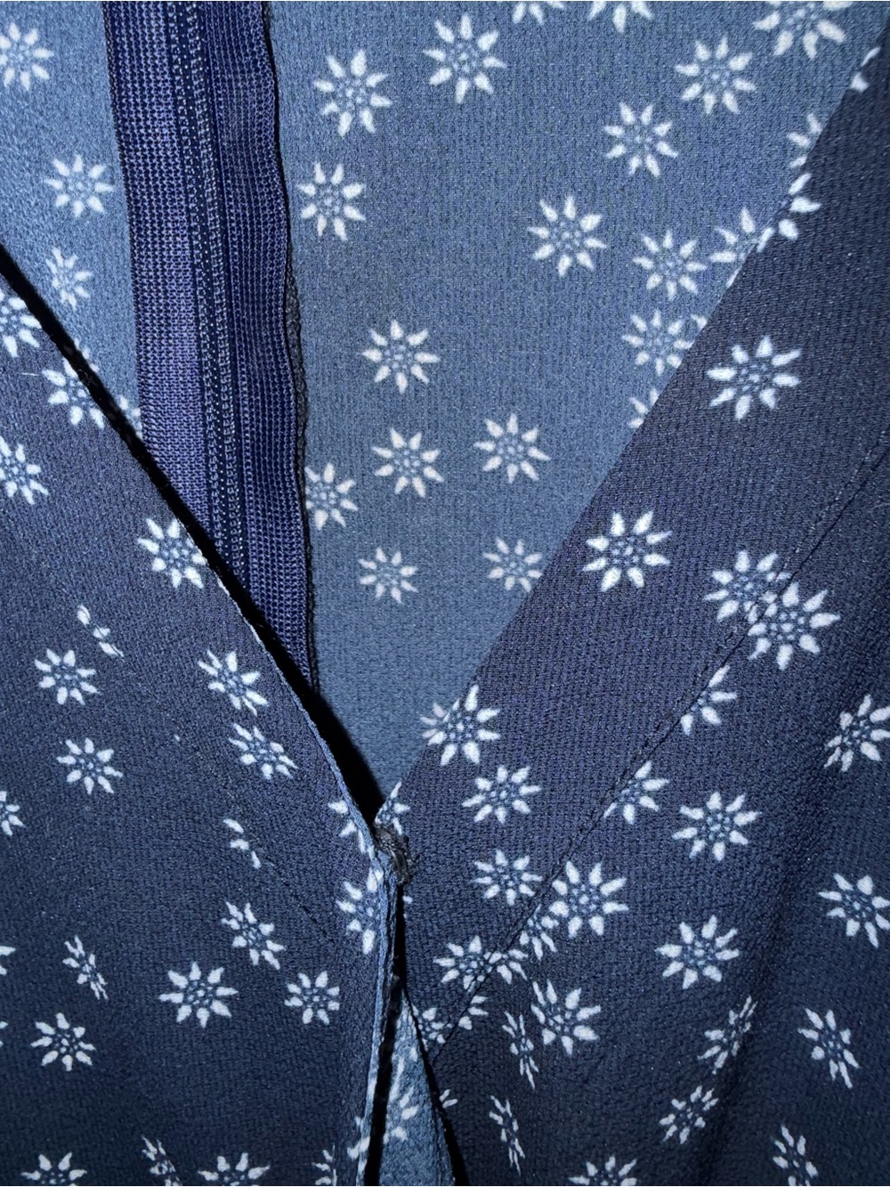 Vince Camuto Navy Floral Maxi Dress - Picture 3 of 6